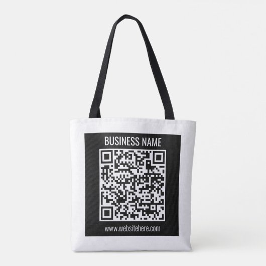 Creëer een moderne QR-code Tote Bag (Achterkant)
