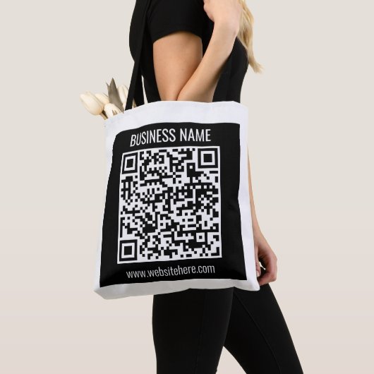 Creëer een moderne QR-code Tote Bag (Dichtbij)