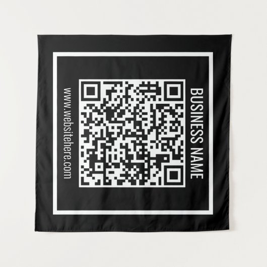 Creëer een moderne QR-code Wandkleed (Voorkant (horizontaal))