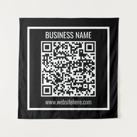Creëer een moderne QR-code Wandkleed (Voorkant)