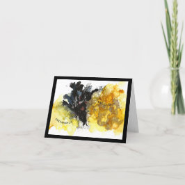 Creëer een Nieuwe Wereld Gevouwen Wenskaart Kaart