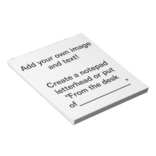 Creëer een Notitieblok! Notitieblok (Schuin)