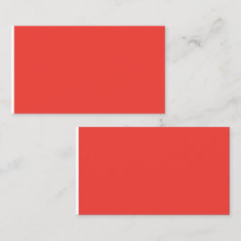 Creëer een opvallende rode achtergrond met witte r contactkaartje