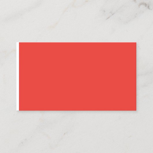 Creëer een opvallende rode achtergrond met witte r contactkaartje (Voorkant)