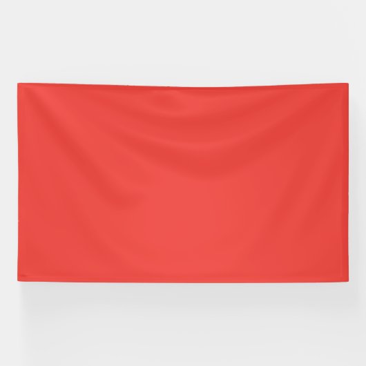 Creëer een opvallende rode achtergrond met witte r spandoek (Horizontaal)