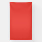 Creëer een opvallende rode achtergrond met witte r spandoek (Verticaal)