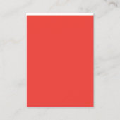 Creëer een opvallende rode achtergrond met witte r visitekaartje (Voorkant)