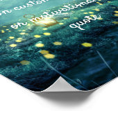 Creëer een Poster Aangepast citaat - Glowworm Fore (Hoek)