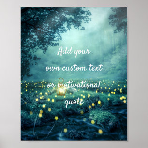Creëer een Poster Aangepast citaat - Glowworm Fore
