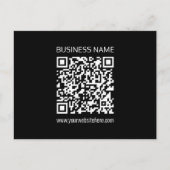 Creëer een QR-code direct met de URL van uw websit Briefkaart (Voorkant)
