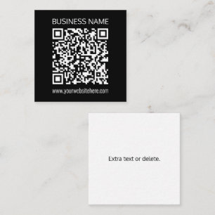 Creëer een QR-code direct met de URL van uw websit Informatiekaartje