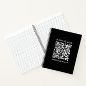 Creëer een QR-code direct met de URL van uw websit Notitieboek (Binnen)