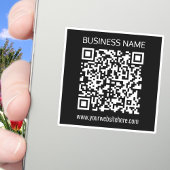 Creëer een QR-code direct met de URL van uw websit Sticker