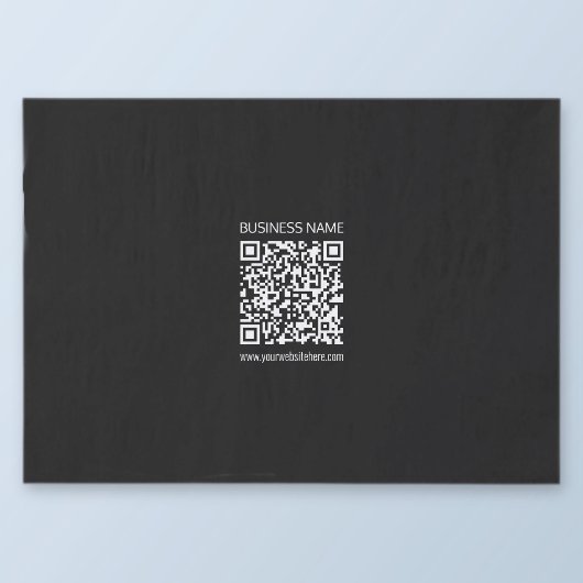 Creëer een QR-code direct met de URL van uw websit Tissuepapier