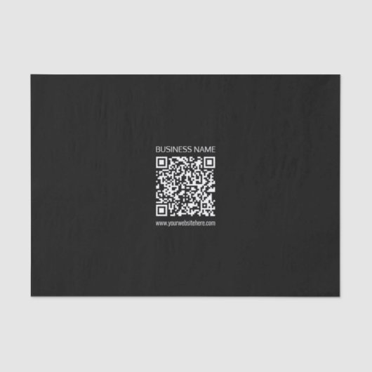 Creëer een QR-code direct met de URL van uw websit Tissuepapier (Voorkant)
