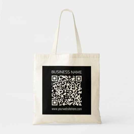 Creëer een QR-code direct met de URL van uw websit Tote Bag (Voorkant)