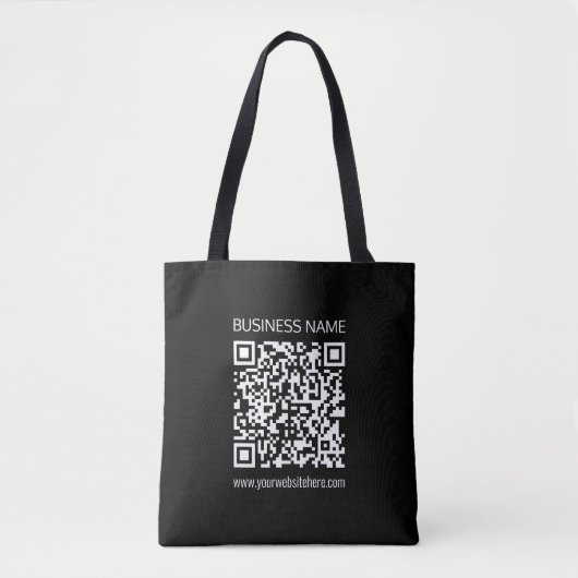 Creëer een QR-code direct met de URL van uw websit Tote Bag (Voorkant)