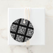 Creëer een QR-codepatroon met tegels | Bewerkbare  Bedankjes Labels (In situ)