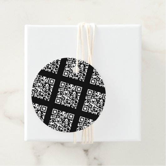 Creëer een QR-codepatroon met tegels | Bewerkbare  Bedankjes Labels (In situ)