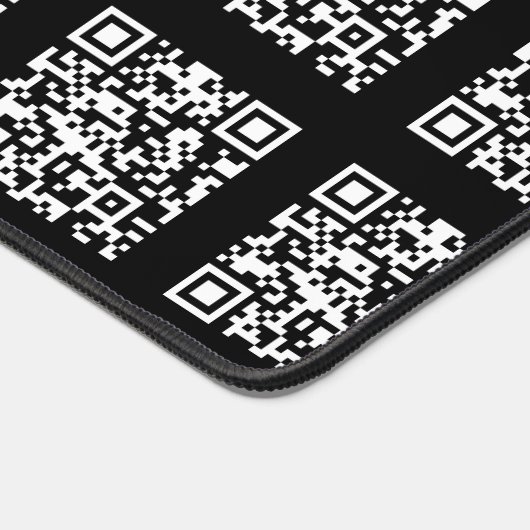 Creëer een QR-codepatroon met tegels | Bewerkbare Bureaumat (Hoek)