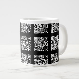 Creëer een QR-codepatroon met tegels   Bewerkbare  Grote Koffiekop