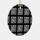 Creëer een QR-codepatroon met tegels | Bewerkbare Keramisch Ornament (Rechts)