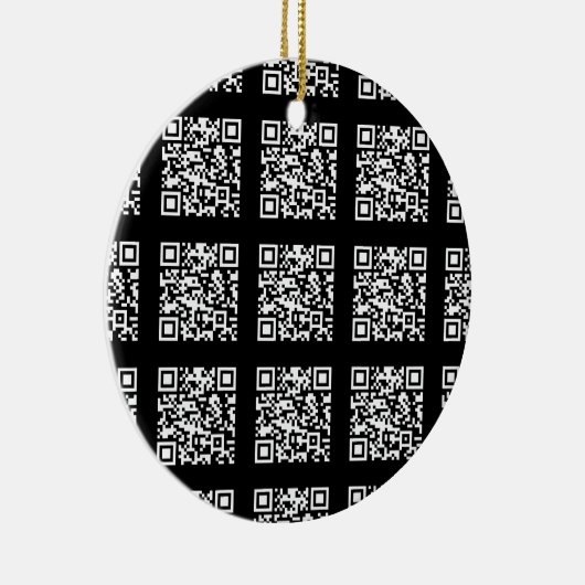 Creëer een QR-codepatroon met tegels | Bewerkbare Keramisch Ornament (Rechts)