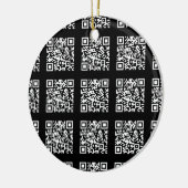 Creëer een QR-codepatroon met tegels | Bewerkbare Keramisch Ornament (Links)