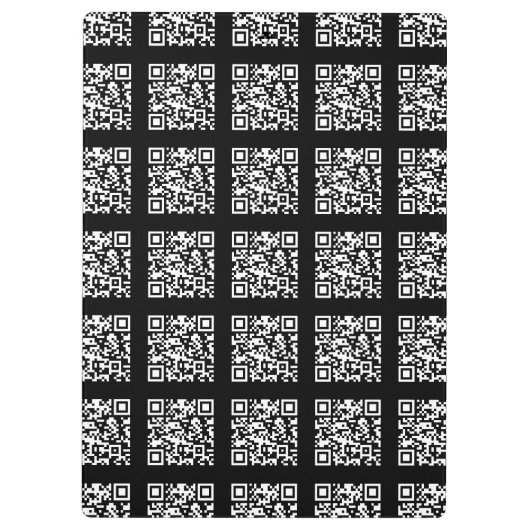 Creëer een QR-codepatroon met tegels | Bewerkbare  Klembord (Achterkant)