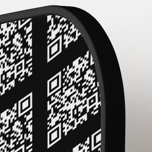 Creëer een QR-codepatroon met tegels | Bewerkbare Pickleball Paddle (Links Detail)