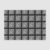 Creëer een QR-codepatroon met tegels | Bewerkbare Tissuepapier (Voorkant)