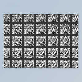 Creëer een QR-codepatroon met tegels | Bewerkbare  Tissuepapier