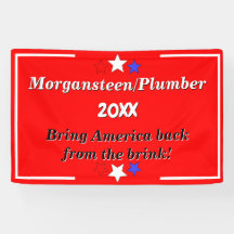 Creëer een rode aangepaste campagne voor politieke