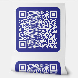 Creëer een scanbare QR-code | Bewerkbaar donkerbla Behang