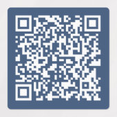 Creëer een scanbare QR-code | Faded Navy Blue Labels (Design 2)