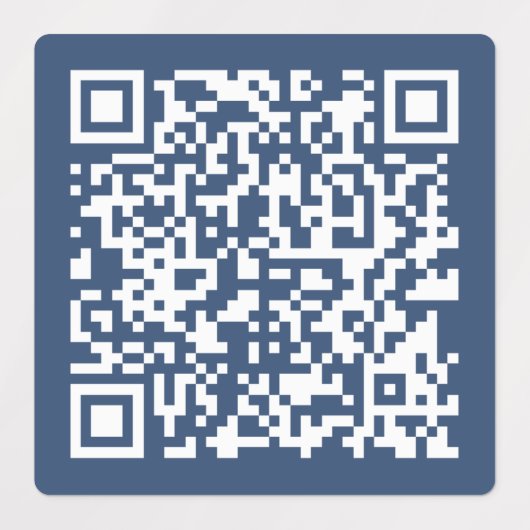 Creëer een scanbare QR-code | Faded Navy Blue Labels (Design 2)