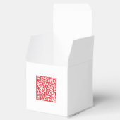 Creëer een scanbare rode (bewerkbare) QR-code Bedankdoosjes (Geopend)