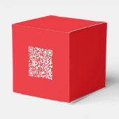 Creëer een scanbare rode (bewerkbare) QR-code Bedankdoosjes (Achterkant)