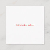 Creëer een scanbare rode (bewerkbare) QR-code Informatiekaartje (Achterkant)