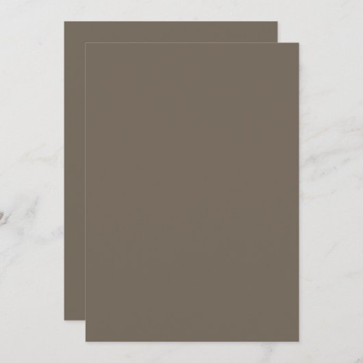 Creëer een stijlvolle leefruimte met een bruine wa kaart (Voorkant / Achterkant)