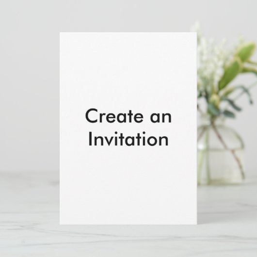 Creëer een uitnodiging (Staand voorkant)