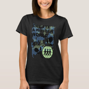 Creëer een vriendelijker wereld grafisch ontwerp t-shirt