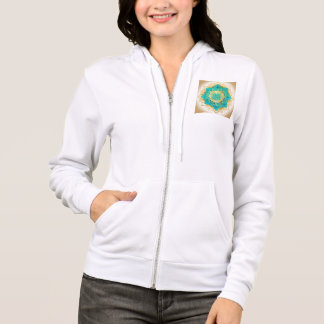 Creëer een vrouwelijk vlak geometrisch oosters wat hoodie