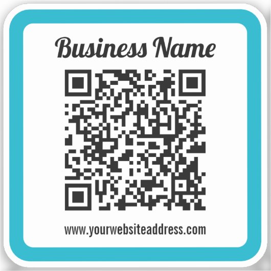 Creëer een waterdichte QR-code onmiddellijk Sticker (Voorkant)