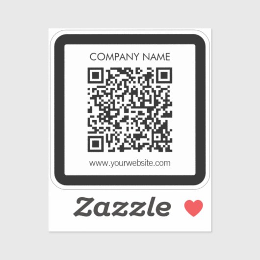 Creëer een waterdichte QR-code onmiddellijk Sticker (Vel)