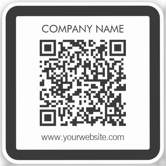 Creëer een waterdichte QR-code onmiddellijk Sticker (Voorkant)