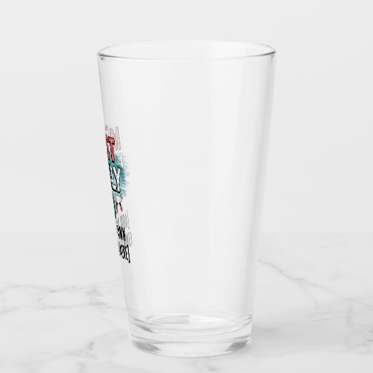 😂Creëer een zeer waarschijnlijk 🎄 grappig kerstc Glas (Links)