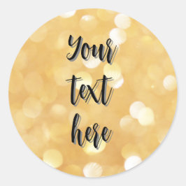 creëer Eigen afbeelding Tekst sticker Gouden Spark