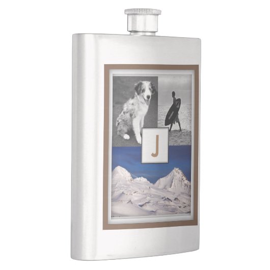 Creëer-Eigen foto-inkolflesje Heupfles (Rechts)