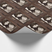 Creëer Eigen Jubileum voor het 5e huwelijk FOTO-ca Cadeaupapier (Hoek)